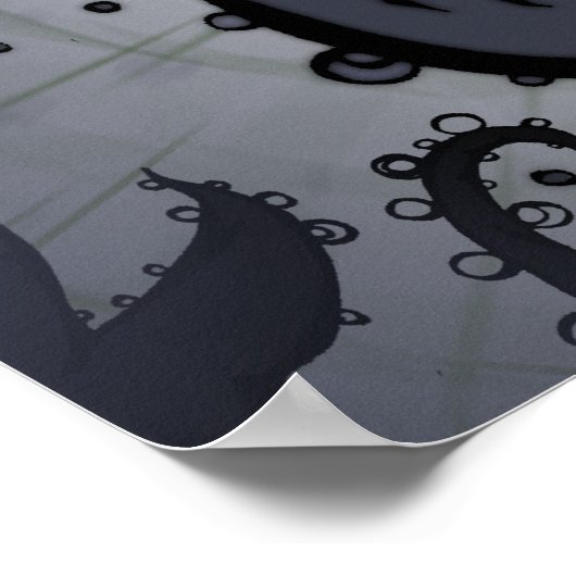 Green & Vine Figure Poster (Ecke)