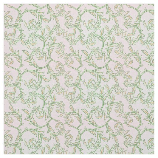 Green Vine Pattern Decorative Textile Fabric Stoff (Muster)