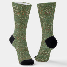 Green Vintag Floral Morris Blume Muster