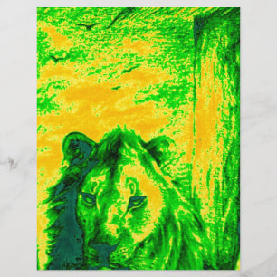 Green Vintag Lion simba Hakunamatata Simba Marara