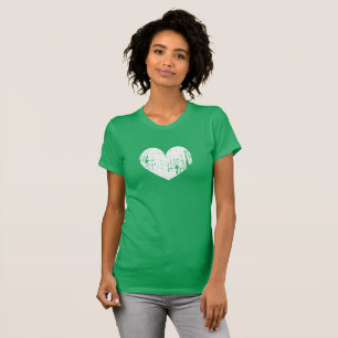 Green Vintag St Patrick's Day to Shirt for women