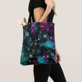 Green Violet Galaxy Star Milky Way Tasche (Von Nahem)