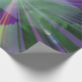 Green Violet Mystery Wrapping Paper Geschenkpapier (Ecke)