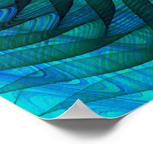 Green Voile Poster (Ecke)