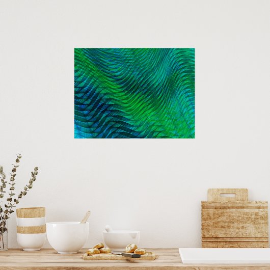 Green Voile Poster (Küche)