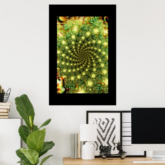 Green Vortex Poster (Heimbüro)