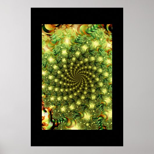 Green Vortex Poster (Vorne)