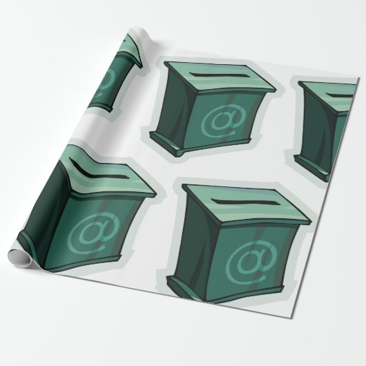 "Green Voting Box" Geschenkpapier (Ungerollt)