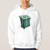 "Green Voting Box" Hoodie (Vorderseite)