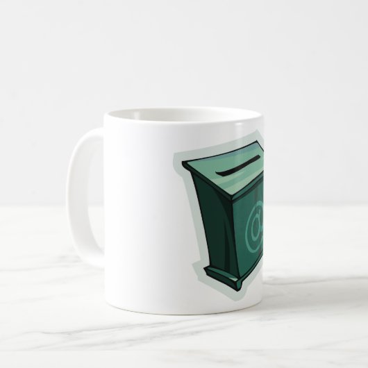 "Green Voting Box" Kaffeetasse (Vorderseite Links)