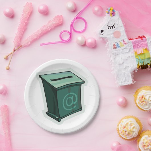 "Green Voting Box" Pappteller (Party)