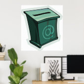 "Green Voting Box" Poster (Heimbüro)