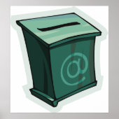 "Green Voting Box" Poster (Vorne)