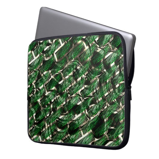 Green 'wall' Effekt und dunkelste Blasen? Laptopschutzhülle (Vorderseite Links)