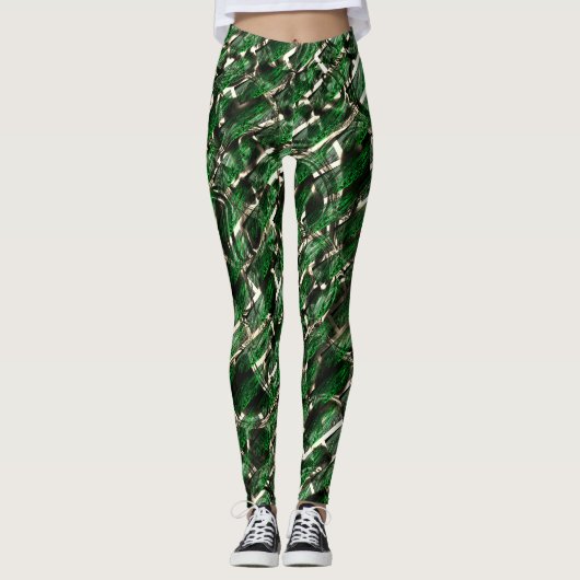 Green 'wall' Effekt und dunkelste Blasen? Leggings (Vorderseite)