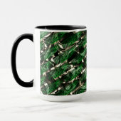 Green 'wall' Effekt und dunkelste Blasen? Tasse (Links)