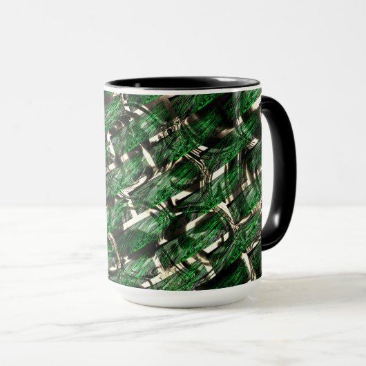 Green 'wall' Effekt und dunkelste Blasen? Tasse (VorderseiteRechts)