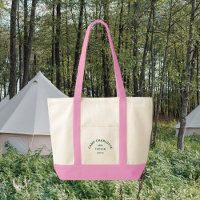 Green Wappen Camp Theme Bachelorette Pink Trimm