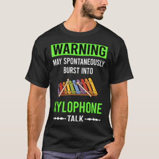 Green Warning Xylophone T-Shirt