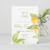 GREEN-WASSERFARBEN-SCHICHTEN OLIVENBREITE EINLADUNG (Stehend Vorderseite)