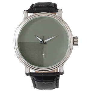 Green Watch mit zwei Tonen Moos - individuell anpa Armbanduhr