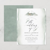 Green Water Blätter & Mountain Wedding