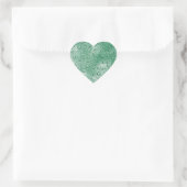 Green Water Tropfen Fun Heart Aufkleber (Tasche)