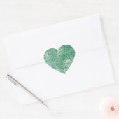 Green Water Tropfen Fun Heart Aufkleber (Umschlag)