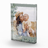 Green Watercolor Butterfly Mama Foto (Rechts)