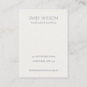 Green Watercolor Confetti-Logo 3 Vorführung Visitenkarte (Rückseite)