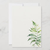 GREEN WATERCOLOR FERN FOLIAGE DANKE (Rückseite)