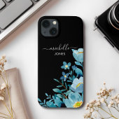 Green Watercolor Flowers  Case-Mate iPhone Hülle
