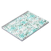 Green Watercolor Foliage Notizblock (Linke Seite)