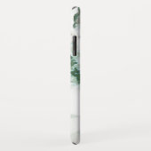 Green Watercolor Ombre Marble Monogram Case-Mate iPhone Hülle (Hinten/Rechts)