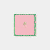 Green Watermelon Gnome Post-it Klebezettel (Vorderseite)