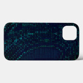 Green Wave Digital Abstrakt Case-Mate iPhone Hülle (Rückseite (Horizontal))
