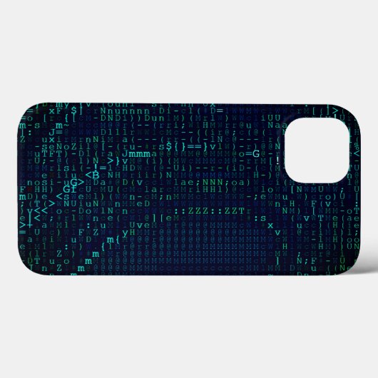 Green Wave Digital Abstrakt Case-Mate iPhone Hülle (Rückseite (Horizontal))