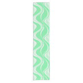 Green Waves Table Runner Kurzer Tischläufer (Vorderseite)