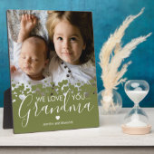 Green We Liebe You Oma Foto Fotoplatte (Seite)