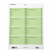 Green Weave Book Gift (Vorne)