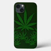 Green Weed Case-Mate iPhone Hülle (Rückseite)
