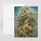 Green Weed Postkarte (Vorne/Hinten)