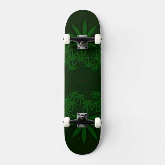 Green Weed Skateboard (Vorderseite)