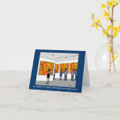 Green Weenii "Art Exhibit" Note Card Karte (Gelbe Blume)