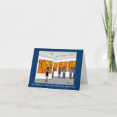 Green Weenii "Art Exhibit" Note Card Karte (Vorderseite)