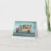 Green Weenii "Bad Gnus" Note Card Karte (Vorderseite)