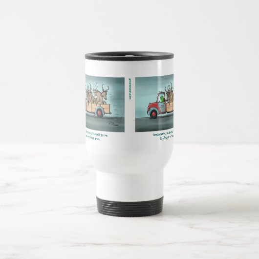 Green Weenii "Bad Gnus" Reiseumarmung Reisebecher (Mittel)