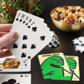 Green Weenii Bicycle® Poker Spielkarten (In Situ)