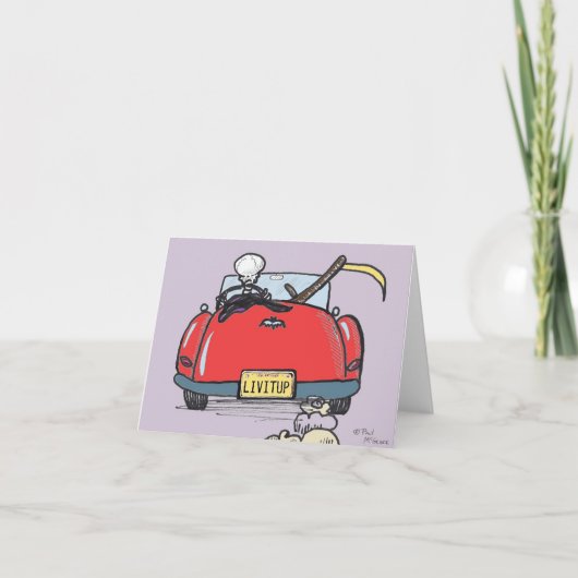 Green Weenii "Death take a Holiday" - Karte (Vorderseite)