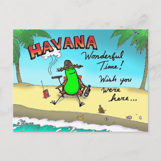 Green Weenii "Havana Wonderful Time" Postkarte